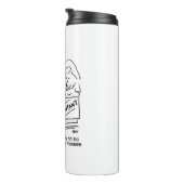 Funny Accountant Checkming Slimming Club Figures Thermosbeker (Geroteerd rechts)