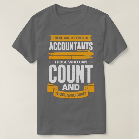 Funny Accountant Cpa Cft T-shirt (Design voorkant)
