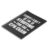 Funny Accountant CPA Exam Studie Boekhouding Notitieboek (Linkerzijde)