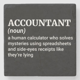 Funny Accountant Definition Stenen Onderzetter