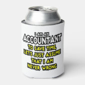 Funny Accountant Gift Ideas Can Cooler (Blikje Voorkant)