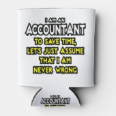 Funny Accountant Gift Ideas Can Cooler (Voorkant)