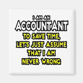 Funny Accountant Gift Ideeën Magneet (Voorkant)