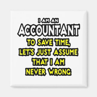 Funny Accountant Gift Ideeën Magneet