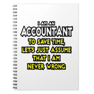 Funny Accountant Gift Ideeën Notitieboek