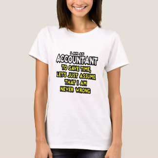 Funny Accountant Gift Ideeën T-shirt
