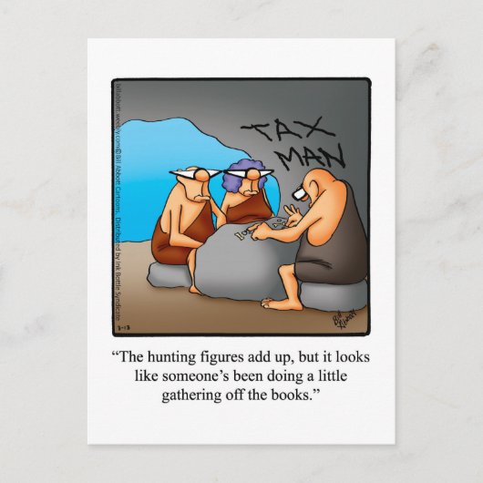 Funny Accountant Humor Briefkaart (Voorkant)