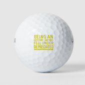 Funny Accountant Pun Golfballen (Voorkant)