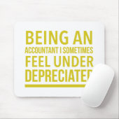 Funny Accountant Pun Muismat (Met muis)
