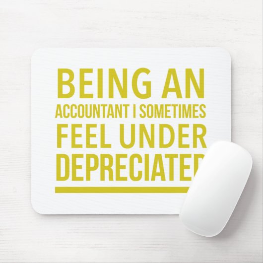 Funny Accountant Pun Muismat (Met muis)