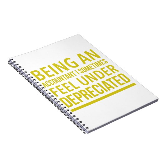Funny Accountant Pun Notitieboek (Rechterzijde)