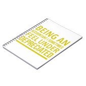 Funny Accountant Pun Notitieboek (Linkerzijde)