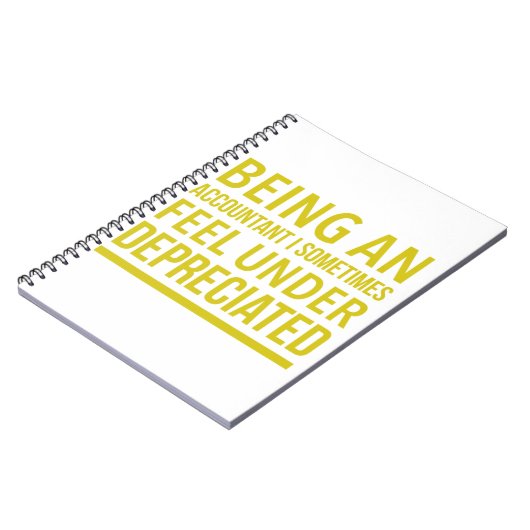 Funny Accountant Pun Notitieboek (Linkerzijde)