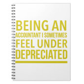 Funny Accountant Pun Notitieboek (Voorkant)