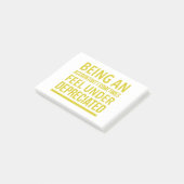 Funny Accountant Pun Post-it® Notes (Schuin)