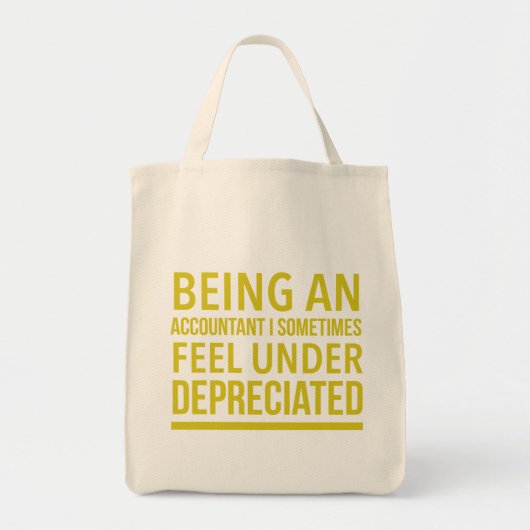Funny Accountant Pun Tote Bag (Voorkant)