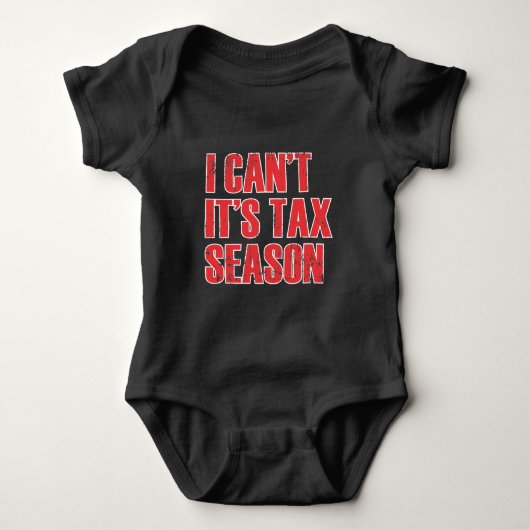 Funny Accountant Tax Season Quote Accounting Romper (Voorkant)