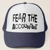 Funny Accountant Trucker Pet (Voorkant)