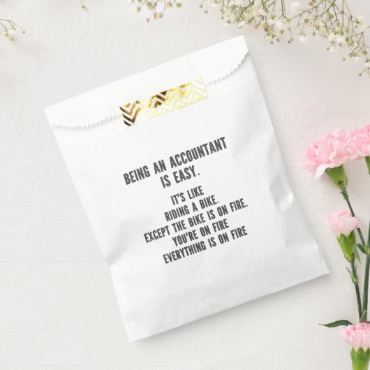 Funny Accountants - Accountant zijn is eenvoudig Bedankzakje (Gezegeld)