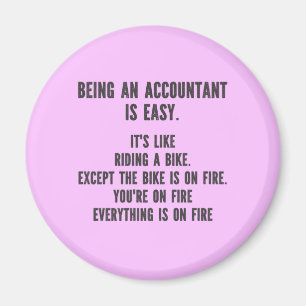 Funny Accountants - Accountant zijn is eenvoudig Magneet