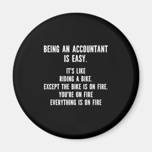 Funny Accountants - Accountant zijn is eenvoudig Magneet