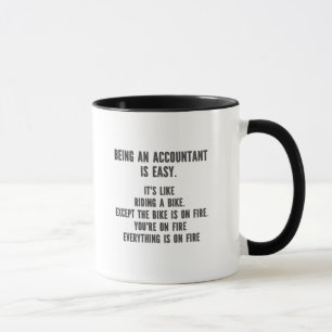 Funny Accountants - Accountant zijn is eenvoudig Mok
