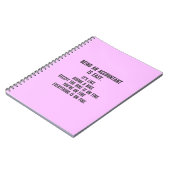 Funny Accountants - Accountant zijn is eenvoudig Notitieboek (Linkerzijde)