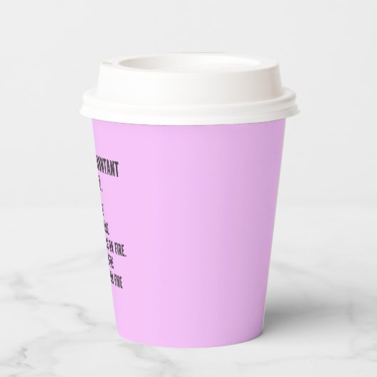 Funny Accountants - Accountant zijn is eenvoudig Papieren Bekers (Achterkant)