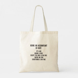 Funny Accountants - Accountant zijn is eenvoudig Tote Bag