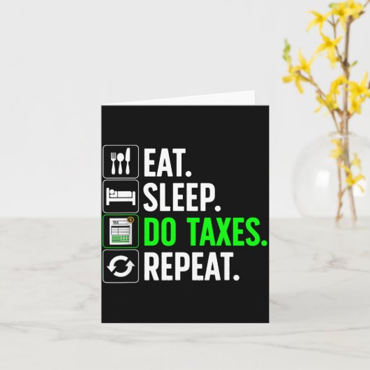 Funny Accounting Art For Men Women Spreadsheets Ac Kaart (Gele Bloem)