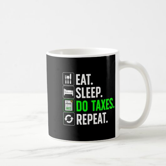 Funny Accounting Art For Men Women Spreadsheets Ac Koffiemok (Rechts)