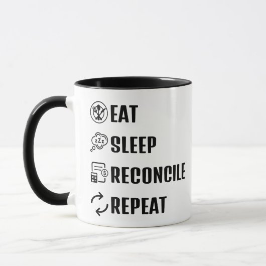 Funny Accounting Coffee Mug Mok (Links)