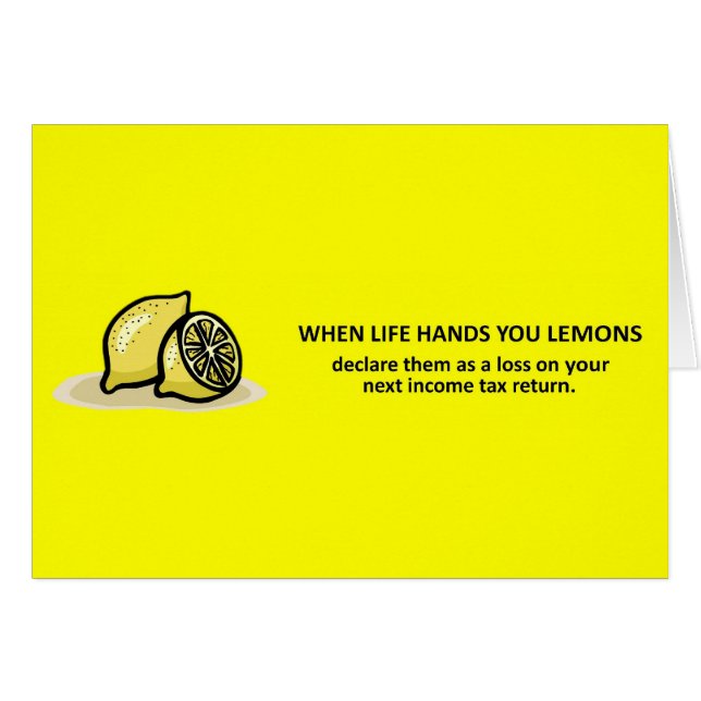 Funny Accounting Income Tax Advice (Voorkant Horizontaal)