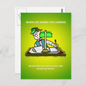 Funny Accounting Income Tax Advice Briefkaart (Voorkant / Achterkant)