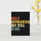 Funny Accounting Retro Fully Depreciated But Still Kaart (Gele Bloem)