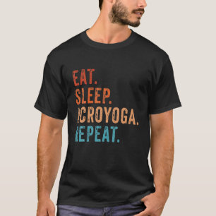 Funny Acro Yoga Acroyoga Acrobat Gymnastic Vint T-shirt