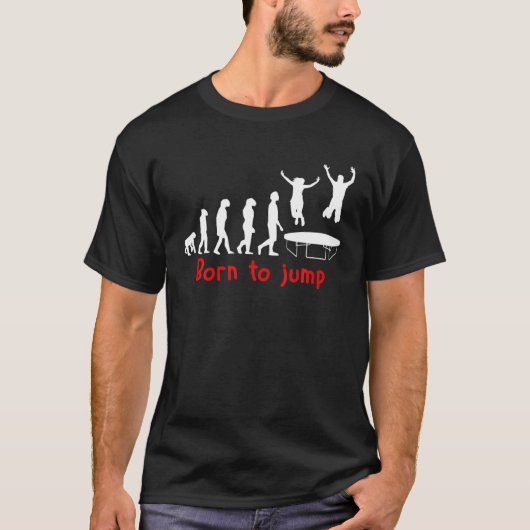 Funny Acrobat Jumping Trampoline T-shirt (Voorkant)