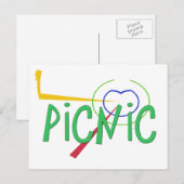 Funny Acronym - PICNIC Briefkaart (Voorkant / Achterkant)