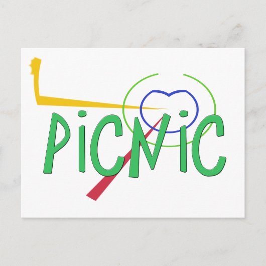 Funny Acronym - PICNIC Briefkaart (Voorkant)