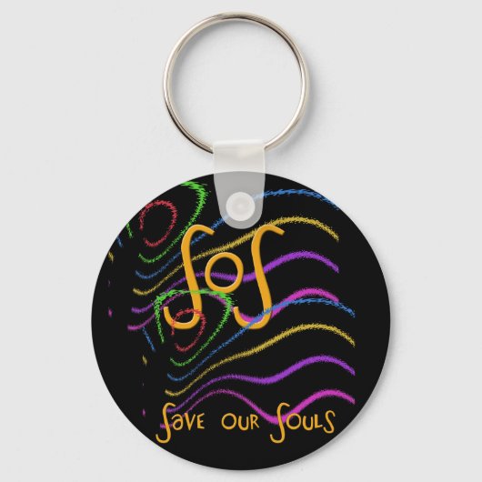 Funny Acronyms - SOS Sleutelhanger (Voorkant)