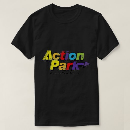 Funny Action Park New Jersey 1978  T-Shirt (Design voorkant)