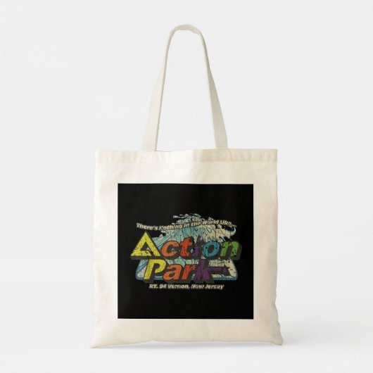 Funny Action Park New Jersey 1978  Tote Bag (Achterkant)