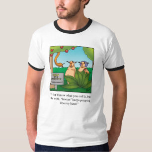 Funny Adam & Eve Humor Tee Shirt