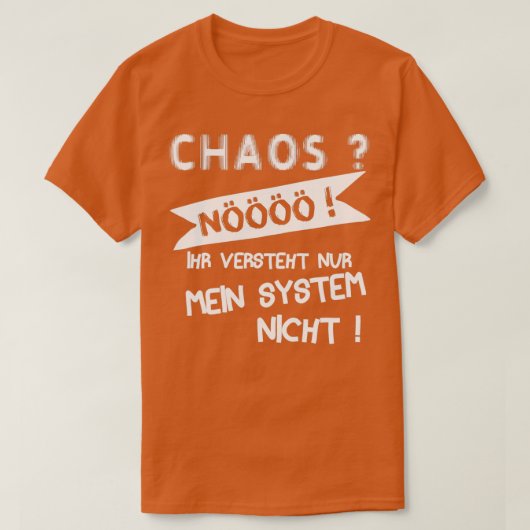 Funny ADD ADHD ADHD gezegde voor de rommelige T-shirt (Design voorkant)