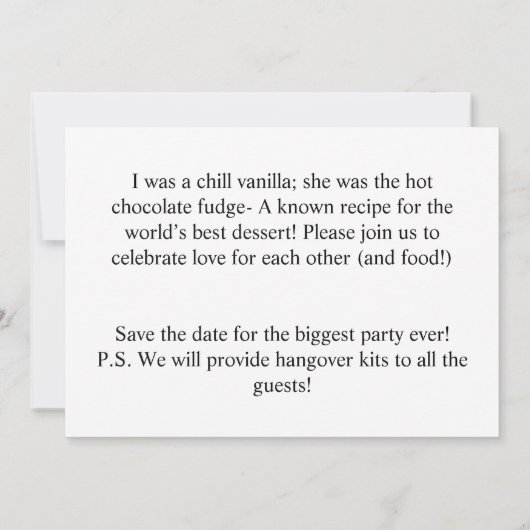 Funny Add Photo Gepersonaliseerd Bride & Groom Wed Kaart (Achterkant)