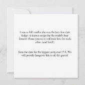 Funny Add Photo Gepersonaliseerd Bride & Groom Wed Kaart (Achterkant)