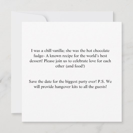 Funny Add Photo Gepersonaliseerd Bride & Groom Wed Kaart (Achterkant)