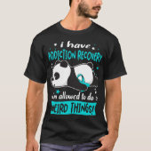 Funny Addication Recovery Awareness Gifts T-shirt (Voorkant)