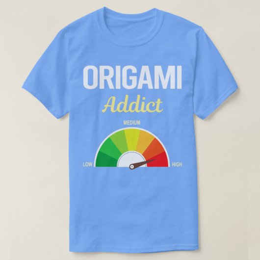 Funny Addict Origami T-shirt (Design voorkant)