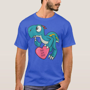 Funny ADHD Blue Dinosaur715 T-shirt